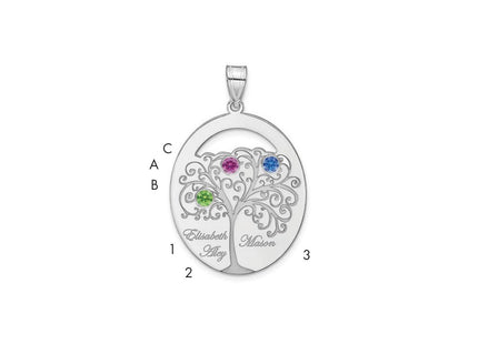 Sterling Silver Pendants Style QMP9 - Classique Jewelry Inc.