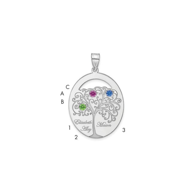 Sterling Silver Pendants Style QMP9 - Classique Jewelry Inc.