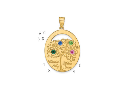 SS/Gold Plated Pendants Style QMP9 - Classique Jewelry Inc.