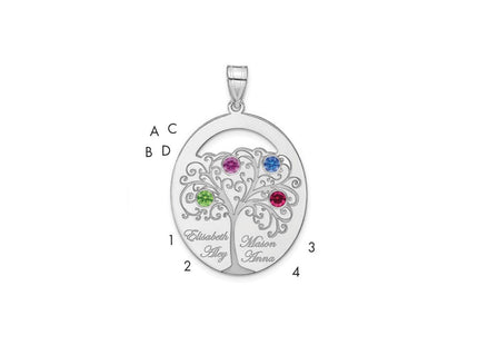 Sterling Silver Pendants Style QMP9 - Classique Jewelry Inc.
