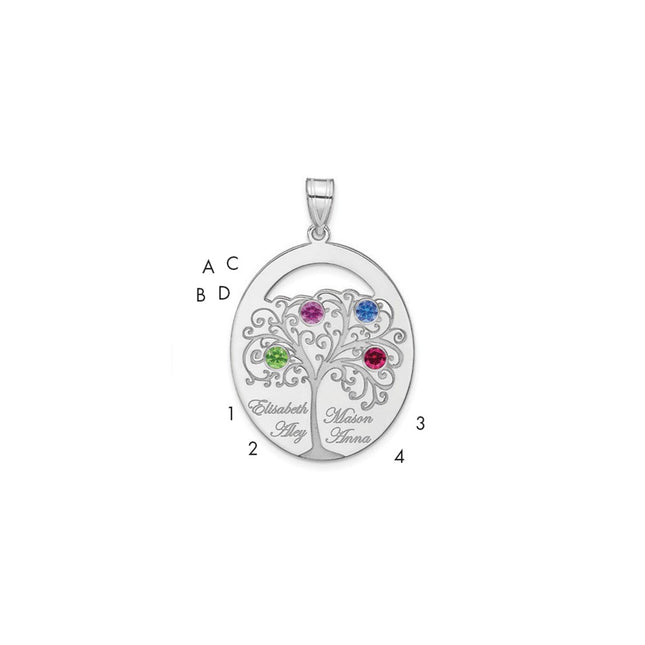 Sterling Silver Pendants Style QMP9 - Classique Jewelry Inc.