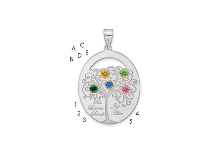Sterling Silver Pendants Style QMP9 - Classique Jewelry Inc.