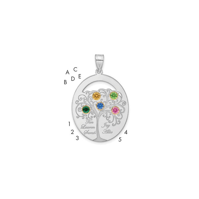 Sterling Silver Pendants Style QMP9 - Classique Jewelry Inc.