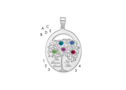 Sterling Silver Pendants Style QMP9 - Classique Jewelry Inc.