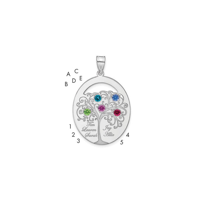 Sterling Silver Pendants Style QMP9 - Classique Jewelry Inc.