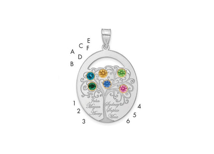 Sterling Silver Pendants Style QMP9 - Classique Jewelry Inc.