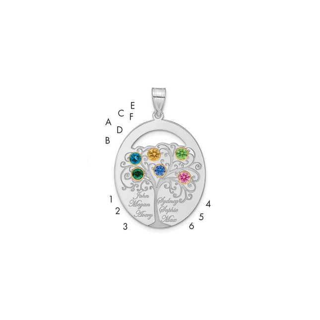Sterling Silver Pendants Style QMP9 - Classique Jewelry Inc.