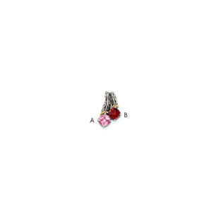 14k/Silver Two-Tone Pendants Style QMPD10 - Classique Jewelry Inc.