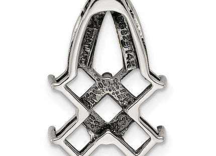 14k/Silver Two-Tone Pendants Style QMPD12 - Classique Jewelry Inc.