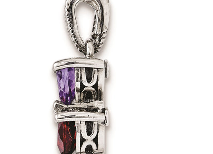 14k/Silver Two-Tone Pendants Style QMPD16 - Classique Jewelry Inc.