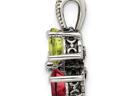 14k/Silver Two-Tone Pendants Style QMPD16 - Classique Jewelry Inc.