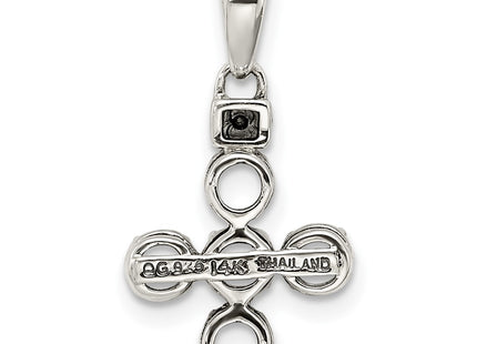 14k/Silver Two-Tone Pendants Style QMPD37 - Classique Jewelry Inc.