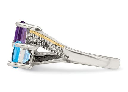 14k/Silver Two-Tone Rings Style QMR12 - Classique Jewelry Inc.