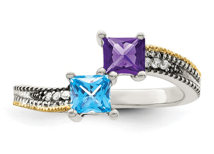 14k/Silver Two-Tone Rings Style QMR12 - Classique Jewelry Inc.