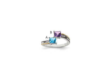 14k/Silver Two-Tone Rings Style QMR12 - Classique Jewelry Inc.