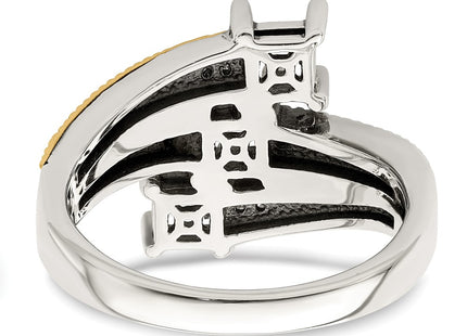 14k/Silver Two-Tone Rings Style QMR12 - Classique Jewelry Inc.