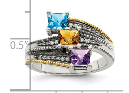 14k/Silver Two-Tone Rings Style QMR12 - Classique Jewelry Inc.