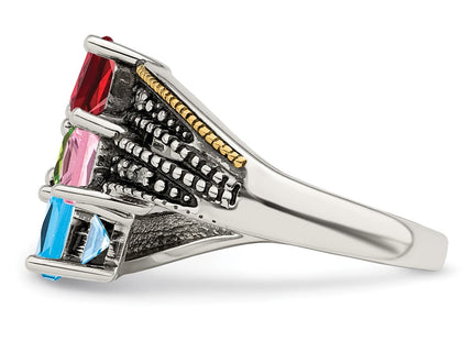14k/Silver Two-Tone Rings Style QMR12 - Classique Jewelry Inc.