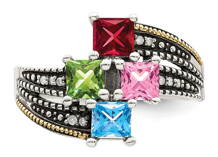 14k/Silver Two-Tone Rings Style QMR12 - Classique Jewelry Inc.