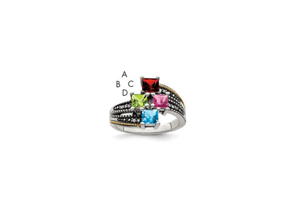 14k/Silver Two-Tone Rings Style QMR12 - Classique Jewelry Inc.
