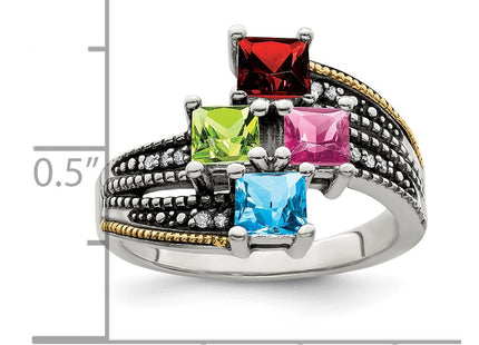14k/Silver Two-Tone Rings Style QMR12 - Classique Jewelry Inc.