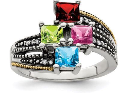 14k/Silver Two-Tone Rings Style QMR12 - Classique Jewelry Inc.