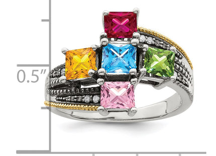14k/Silver Two-Tone Rings Style QMR12 - Classique Jewelry Inc.