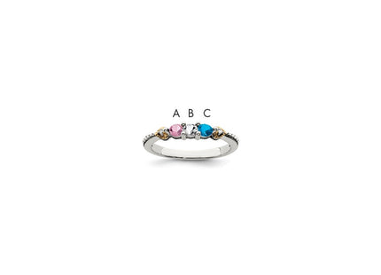 14k/Silver Two-Tone Rings Style QMR18 - Classique Jewelry Inc.
