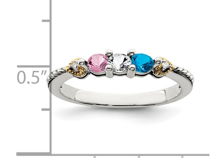 14k/Silver Two-Tone Rings Style QMR18 - Classique Jewelry Inc.