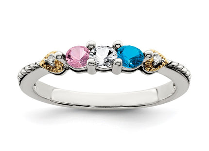 14k/Silver Two-Tone Rings Style QMR18 - Classique Jewelry Inc.