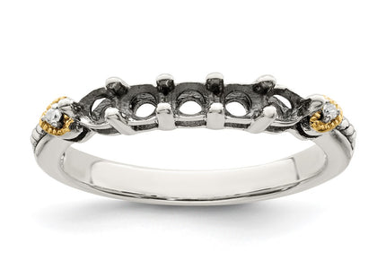 14k/Silver Two-Tone Rings Style QMR18 - Classique Jewelry Inc.