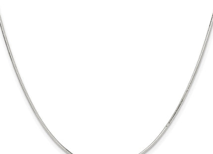 Sterling silver snake link chain, alternate view