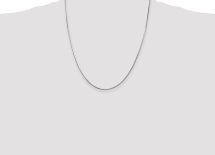Sterling Silver Octagonal Snake Chain (Style QOS035-22)