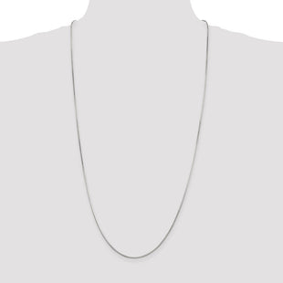 Sterling Silver Octagonal Snake Chain (Style QOS035-30)