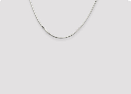 Sterling Silver Octagonal Snake Chain (Style QOS050-18)