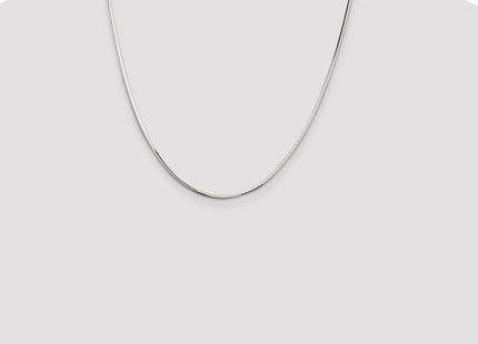 Sterling Silver Octagonal Snake Chain (Style QOS050-20)