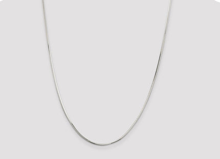 Sterling Silver Octagonal Snake Chain (Style QOS050-24)