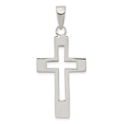 Sterling silver cross pendant