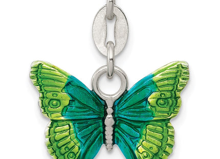 Sterling silver butterfly charm