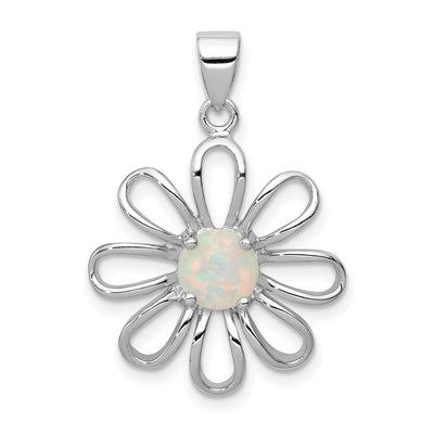 Sterling silver opal pendants & charm