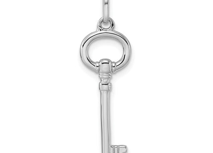 Sterling silver key pendant