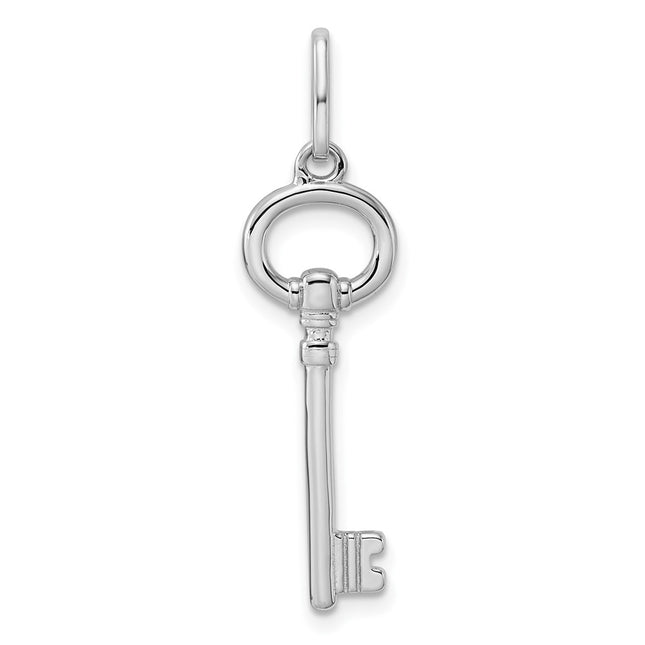Sterling silver key pendant