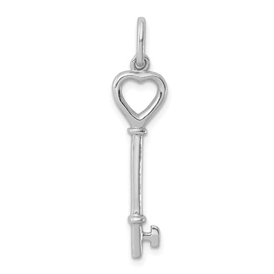 Sterling silver key pendant
