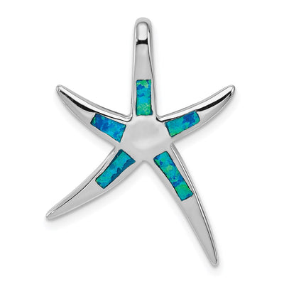 Sterling silver opal starfish pendants & charm