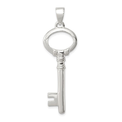 Sterling silver key pendant