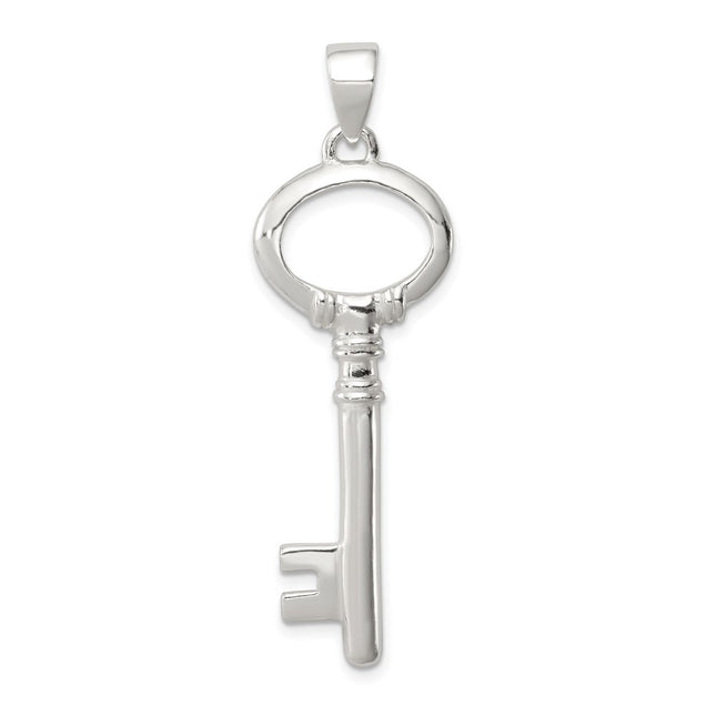 Sterling silver key pendant