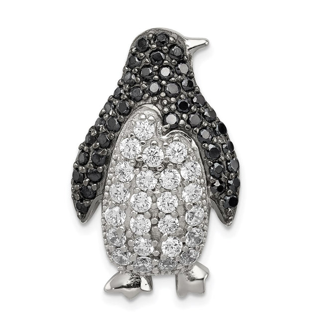 Sterling silver cubic zirconia chain