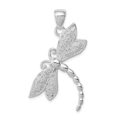 Sterling silver dragonfly pendant