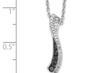 Sterling silver diamond necklace, another view