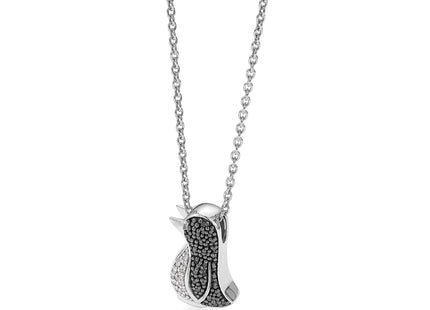 Sterling Silver Rhodium-plated Blue Created Opal Flip Flop Pendant Slide